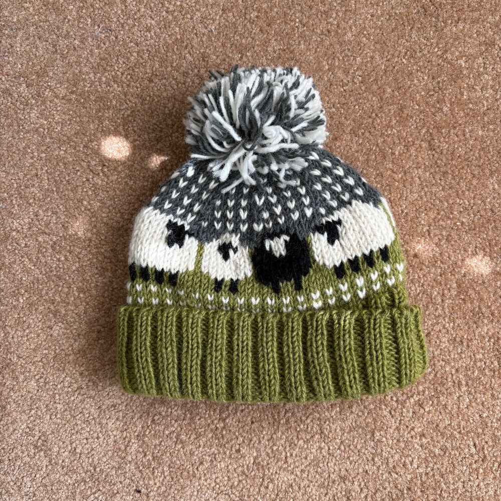 Wool sheep toque